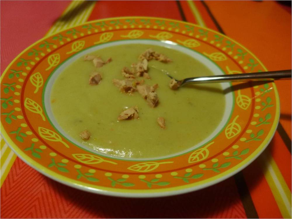 winter jerusalem artichoke velouté soup